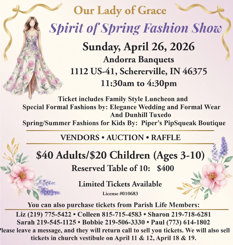 OLG Parish | Our Lady of Grace Spring Fashion Show
